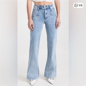 PAIGE Leenah Patched Pocket Jeans in Size 28